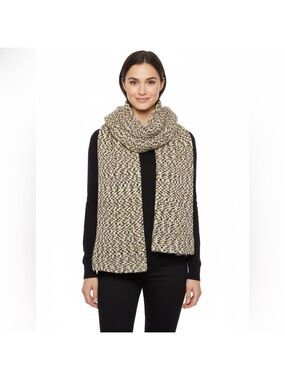 COLOUR ME COURTNEY 72” Long Acrylic Scarf Confetti Knit